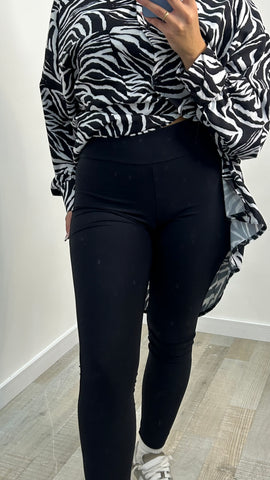 LEGGINS MODELLANTE NERO