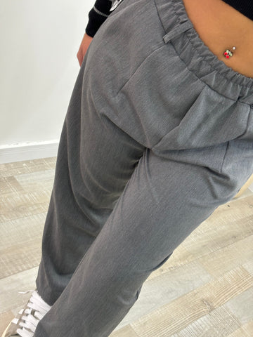 PANTALONE ELASTICO GRIGIO