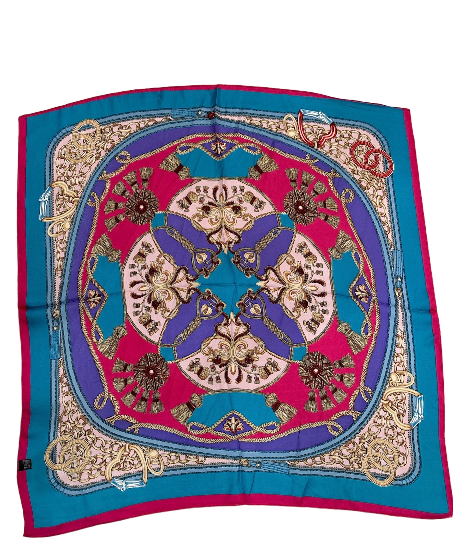 FOULARD CORDA CELESTE